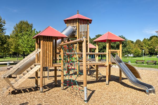 Playground Mulch Installation in Parker