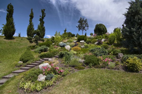Steep Terrain Landscaping in Parker