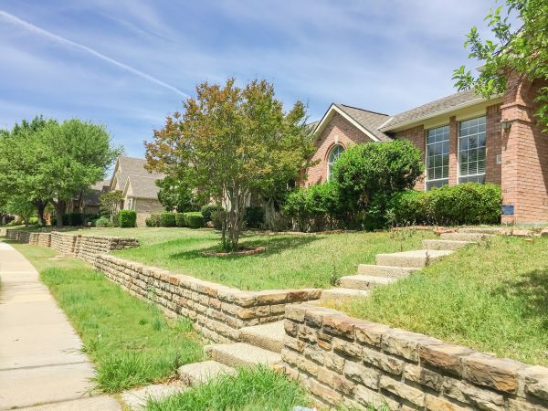 Sloped Yard Landscaping in Parker