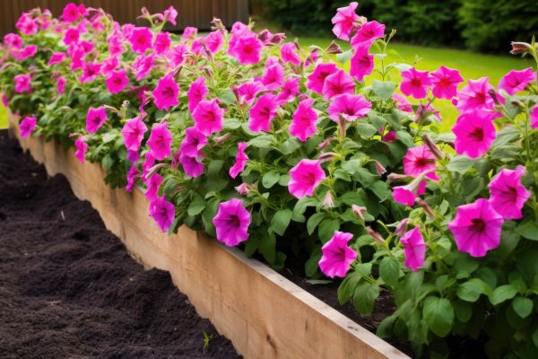 Raised Flower Bed Installation in Parker