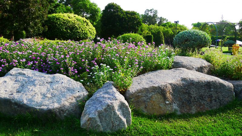 Stone Garden Installation